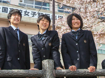 日本開星中学校校服制服照片图片